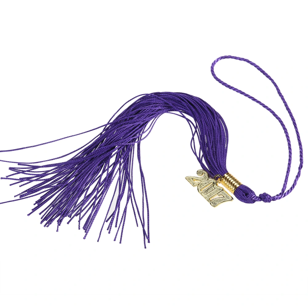 Academic 2017 Graduation Gown Tassels for Graduate Ceremony (Purple)