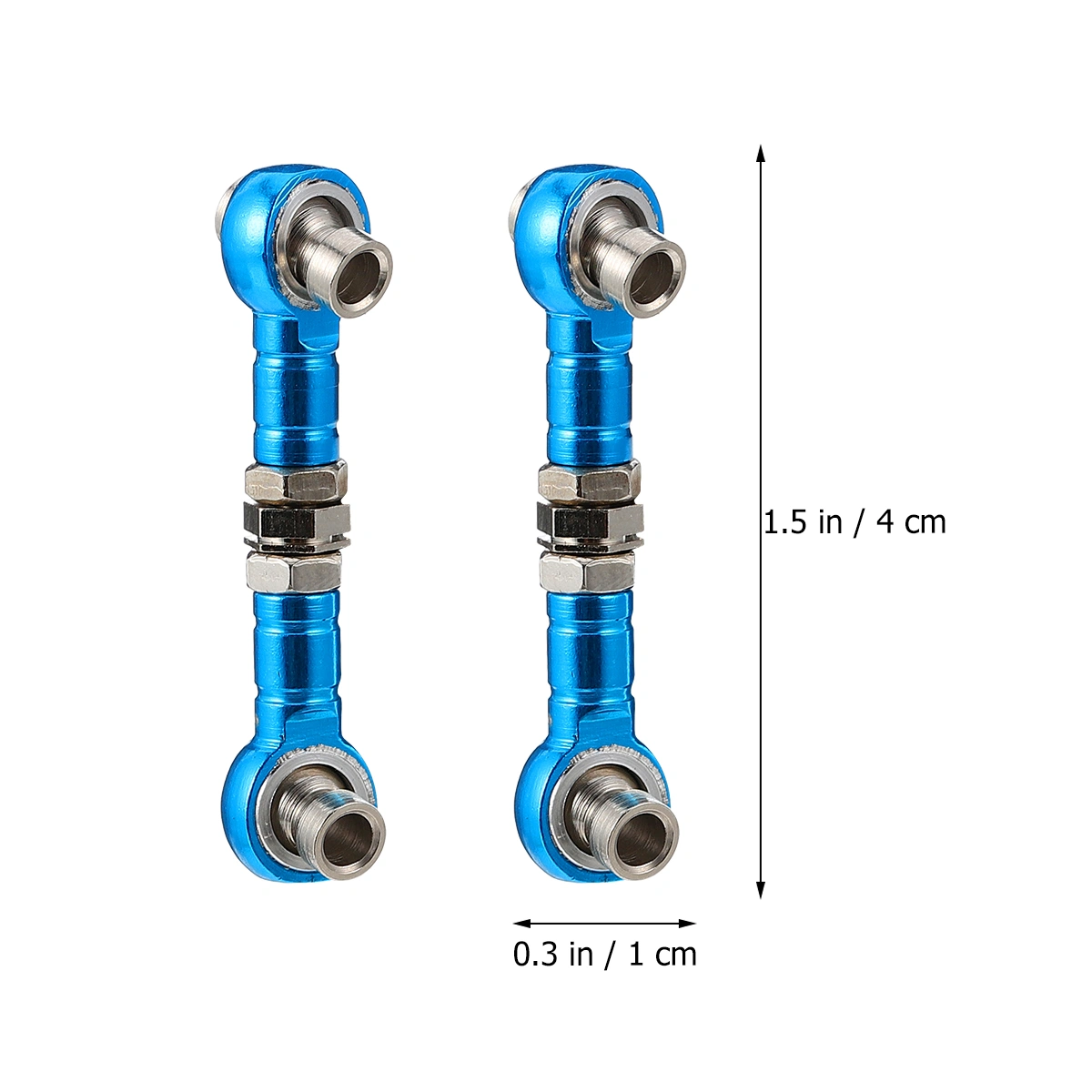 2PCS RC Turnbuckle Rod Adjustable Linkage Steering Tie Rod for RC Car Truck