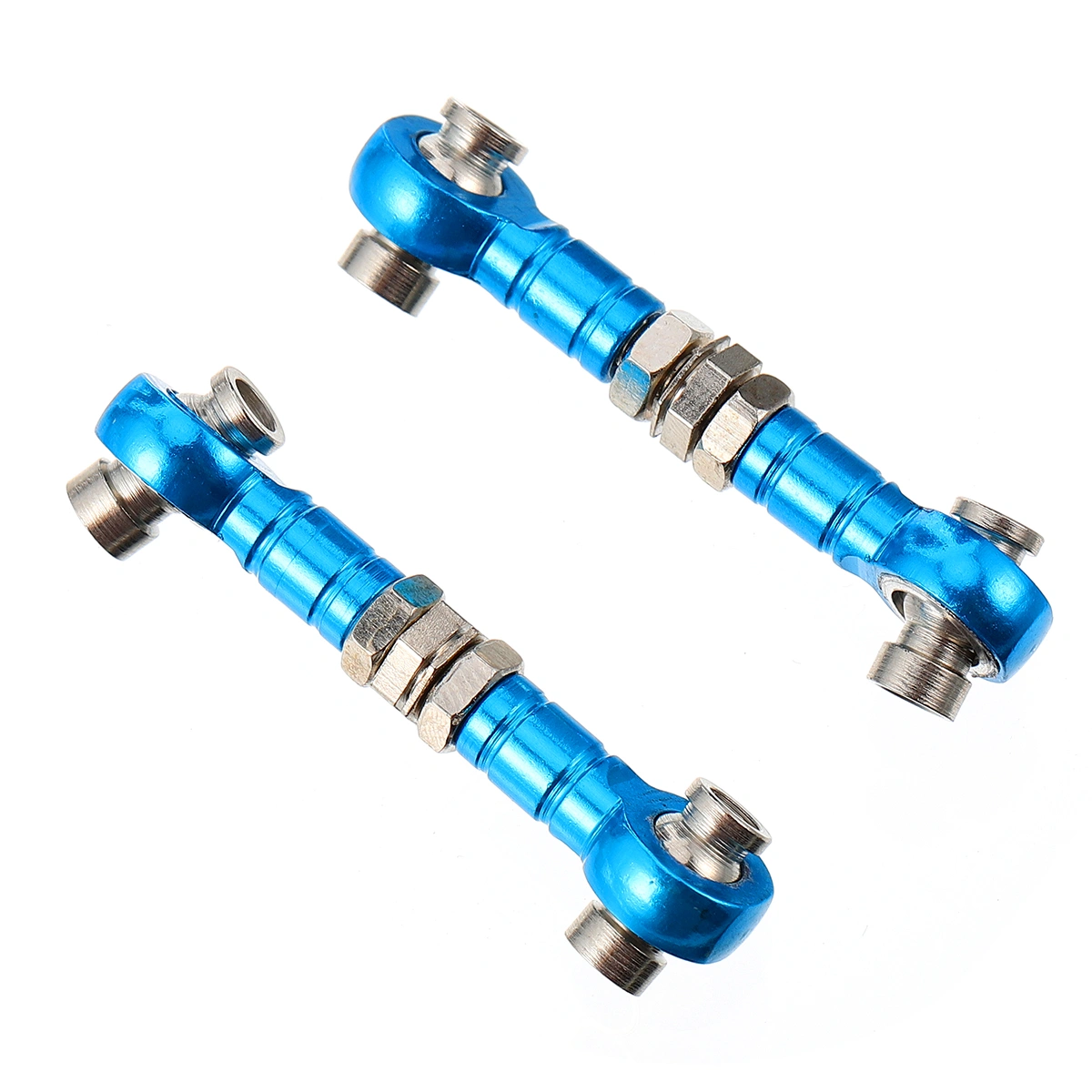 2PCS RC Turnbuckle Rod Adjustable Linkage Steering Tie Rod for RC Car Truck
