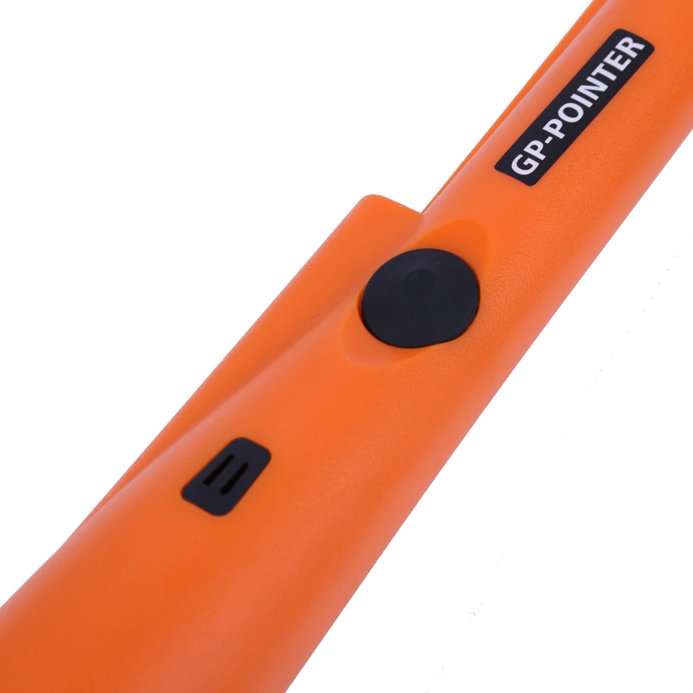 1Pc Professional Portable Metal Pinpointing Detector Handheld Metal Pinpointer Gold Hunter without Battery (Orange)