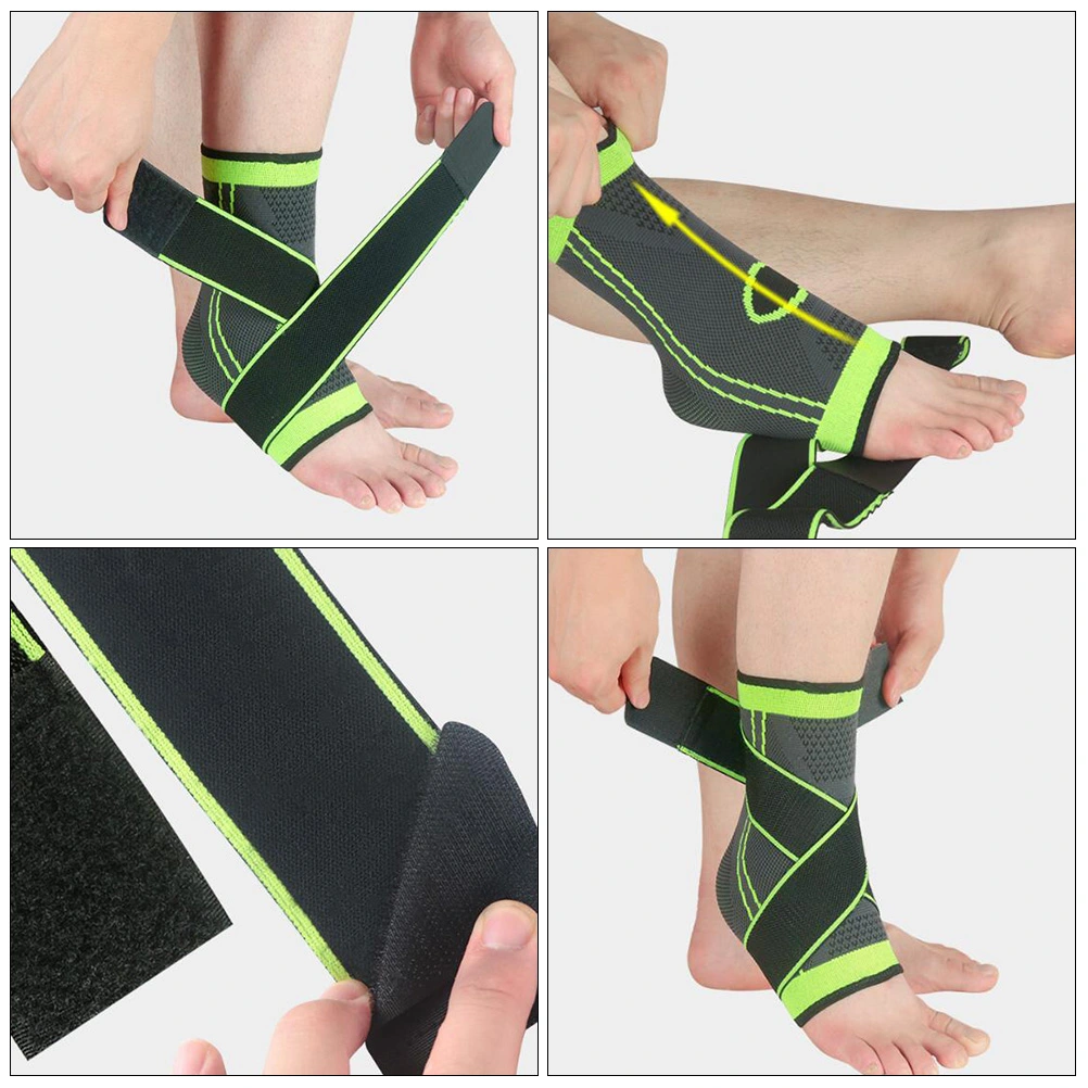 Professional Ankle Support Ankle Brace Ankle Sprain Protection Band (Green)