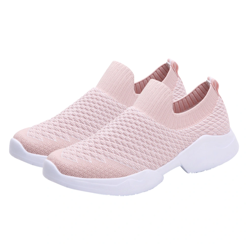 1Pair One-step Sneakers Comfortable Mesh Sneaker Outdoor Breathable Sneaker