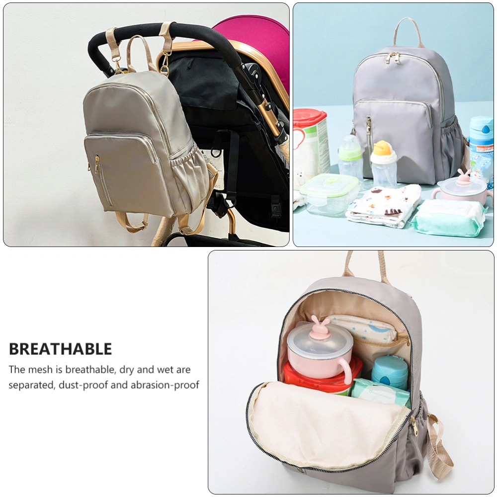 Nursery Backpack Commuting Bag Stroller Nappy Container Pushchair Bottle Pouch