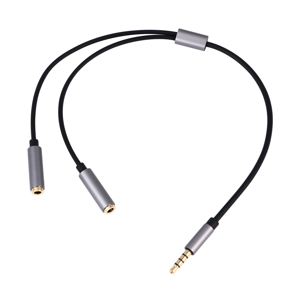 Headphone Audio Splitter For Microphone Earphone 3.5mm Audio Adapter Cable