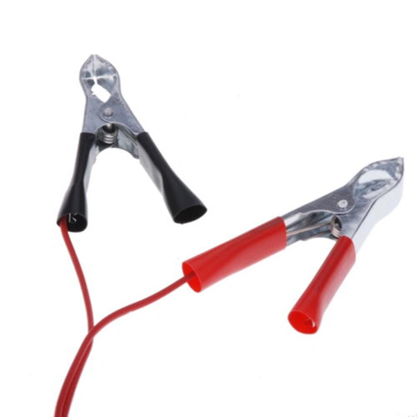Car Baatery Alligator Clip On Terminals Clips Auto Cigarette Lighter Socket Cable Clamps