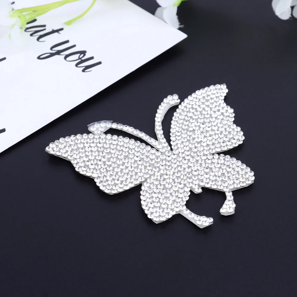 1pc DIY Rhinestone Sticker Bumper Window Laptops Luggage Decorative Decal