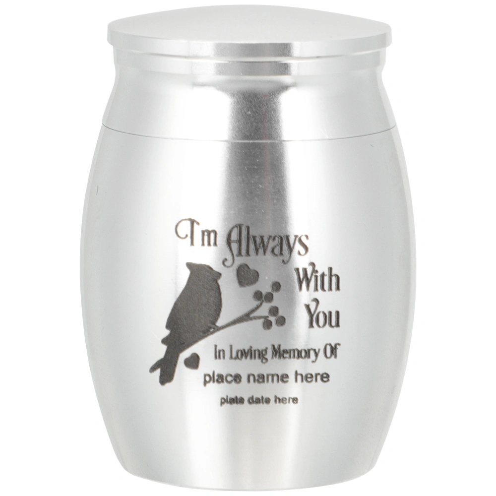 Dog Ashes Urn Memorial Cremated Box Bird Cinerary Casket Mini Tank Cremation Tank for Pet