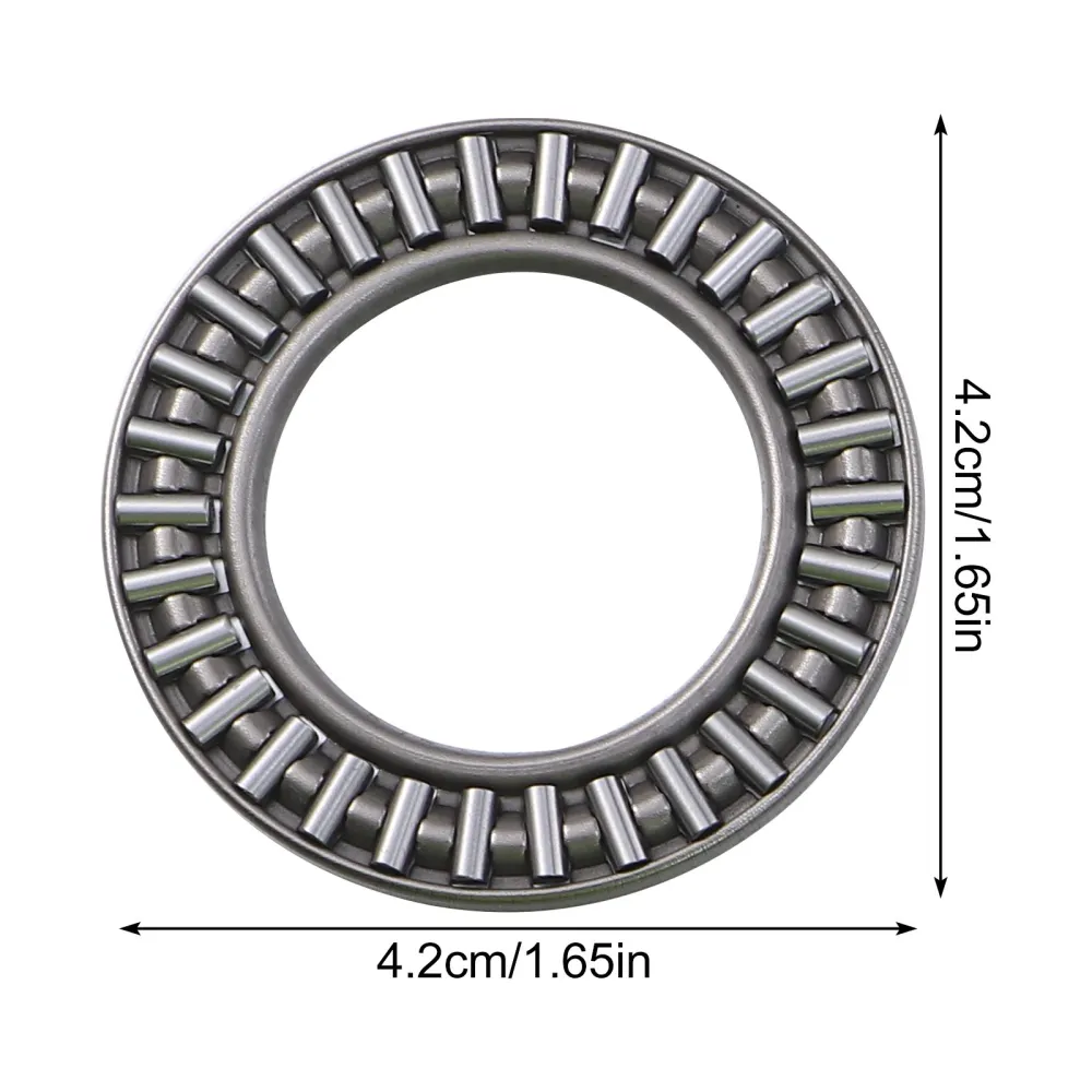 5 Pcs Thrust Needle Roller Bearing with Washer Thrust Needle Flat Roller Bearing