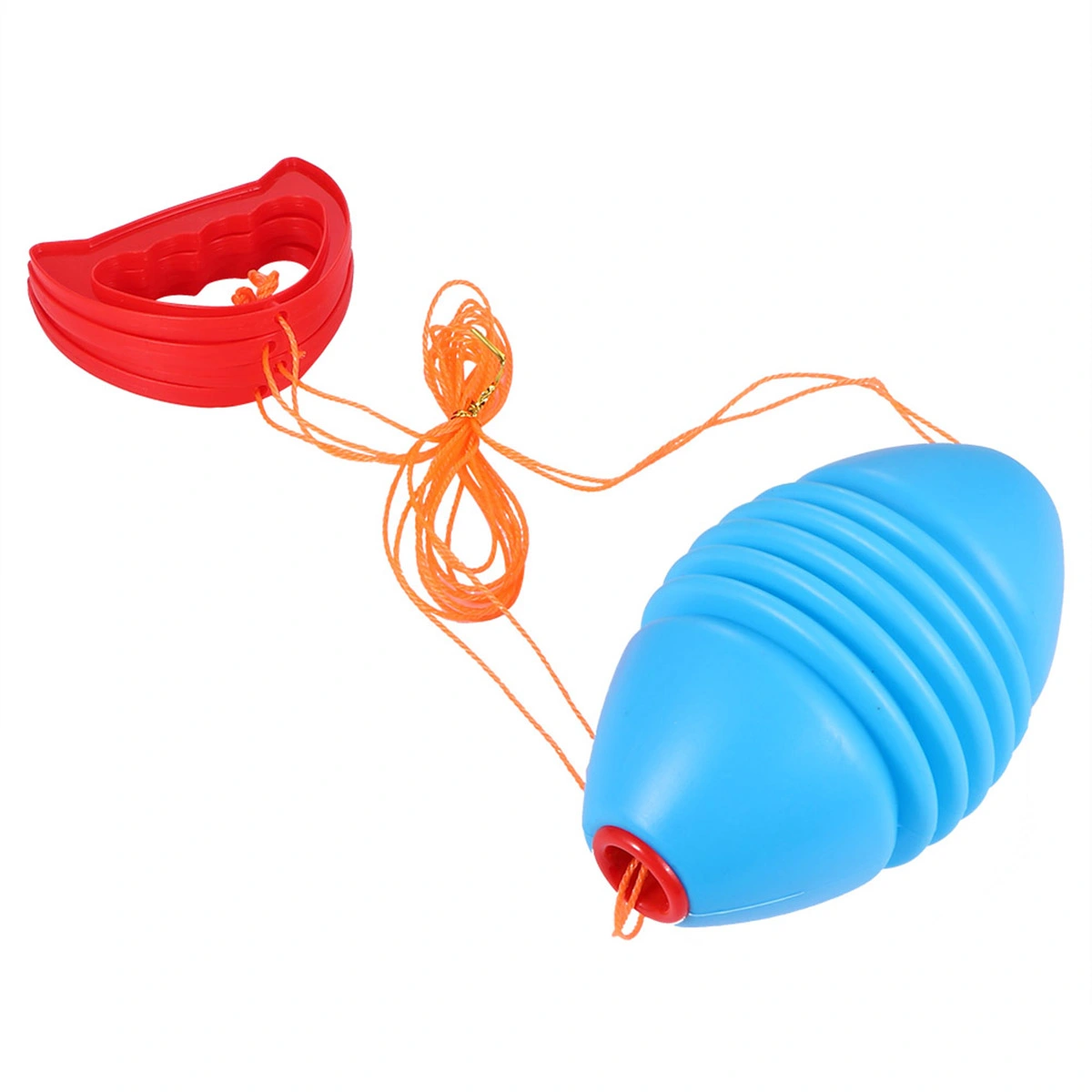 2pcs Kid Pull Toys Boy Girl Fitness Pull Ball Toys Funny Pull Toys for Kindergarten Home (Blue)