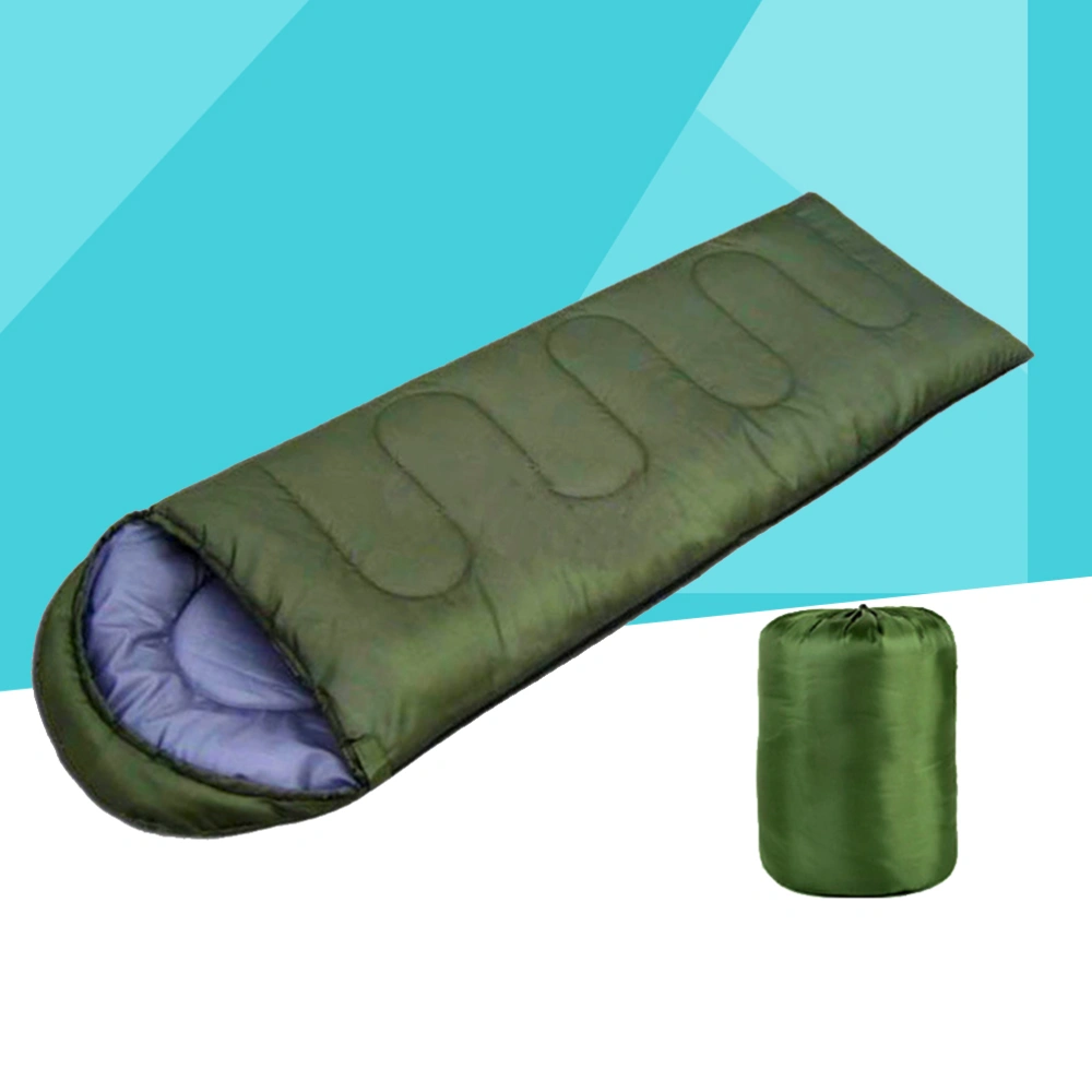 Sleeping Bag Envelope Camping Sleeping Bags Compression and Comfortable Camping Tools for Hiking Outdoors Activity(Army Green)