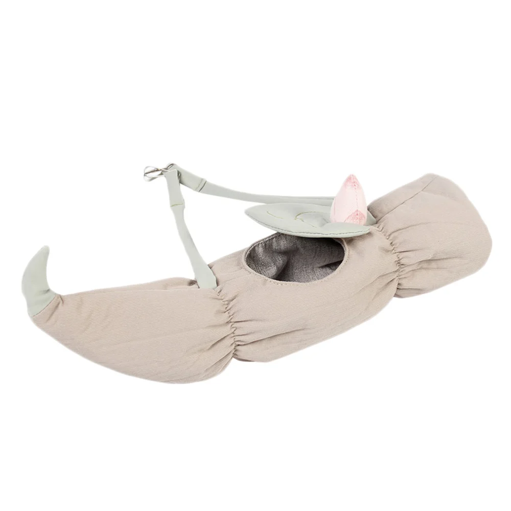 1Pc Adorable Hammock Hanging Sleeping Bed Practical Nest Double Layer Hammock for Hamster Pet Squirrel Samll Animal(Pale Pinkish Gray)