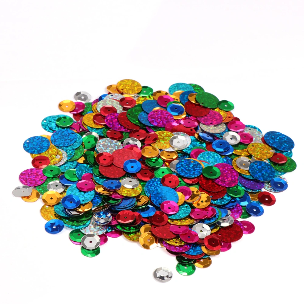 30 Grams Multi-shaped Glitter Confetti Colorful Sequins for DIY Crafts and Decoration (Round Pattern))