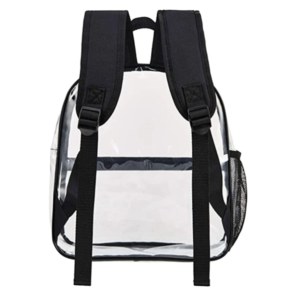 Transparent Backpack Clear Book Bag PVC Clear Shoulder Bag Home Supplies