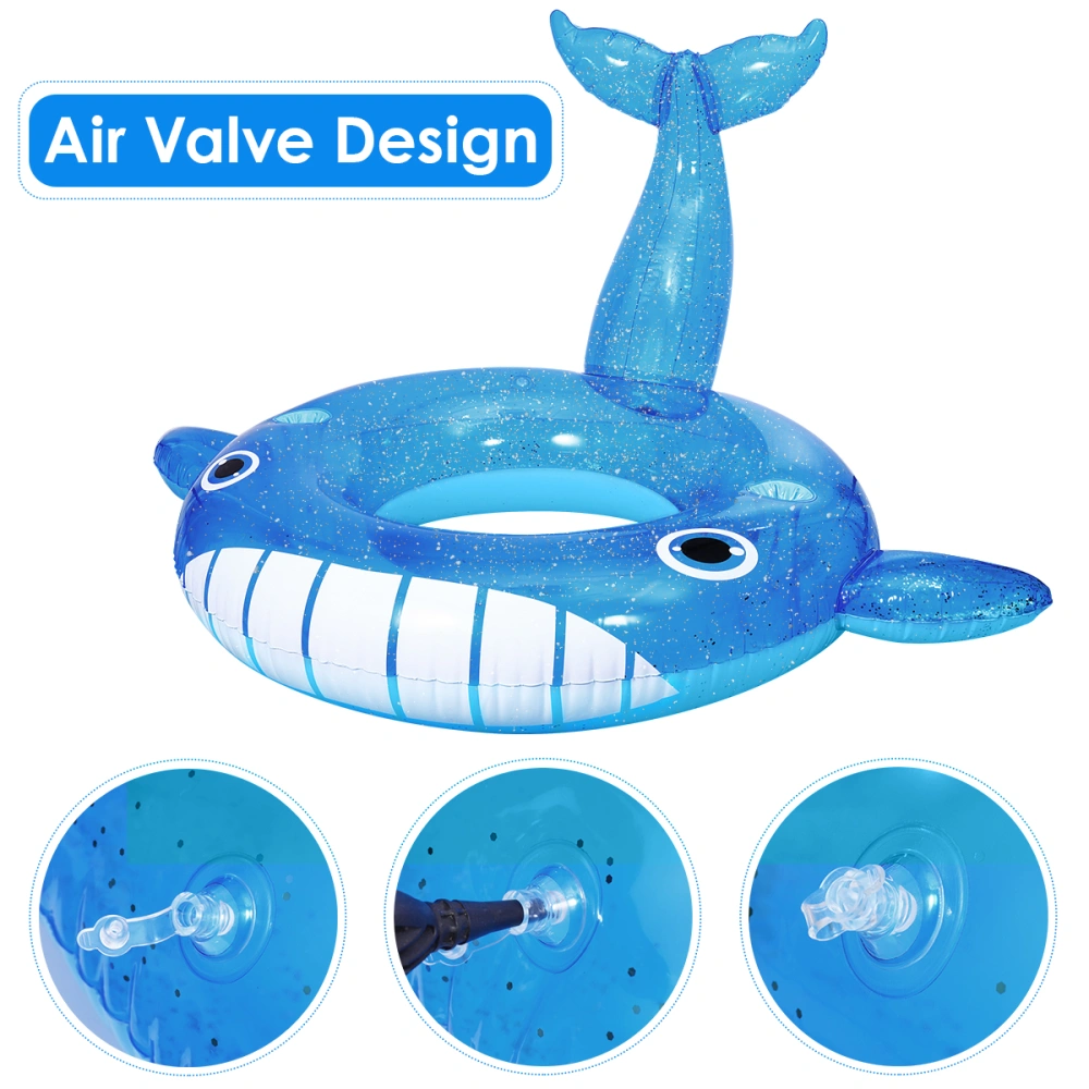 IBASETOY Inflatable Whale Pool Float Pool Swim Ring Seat Float Water Games Sports Supplies 145x115x80cm