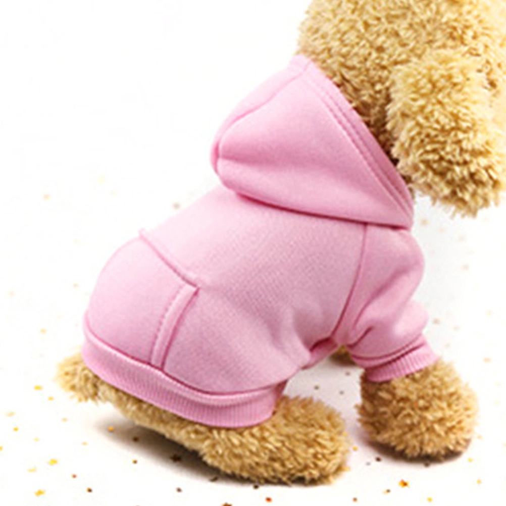 Pet Warm Coat Warm Puppy Pocket Clothes Cold Weather Outfits Customes for Winter Autumn (Size L Pink)
