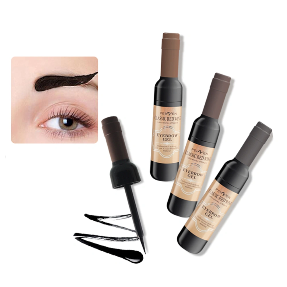 Eyebrow Makeup Gel Peel Off Eyebrow Gel Waterproof Eyebrow Tint Gel Tattoo(01 Dark Brown)