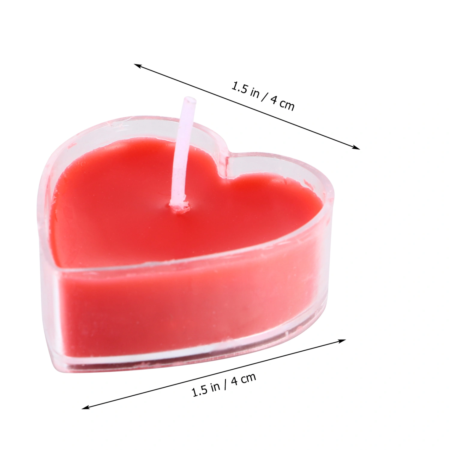 9Pcs Delicate Scented Candles Heart Shaped Aroma Candles Home Wedding Adornment