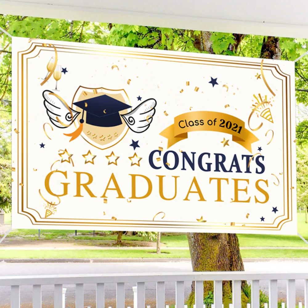 Graduation Party Banner Premium Graduation Banner Creative Graduation Banner