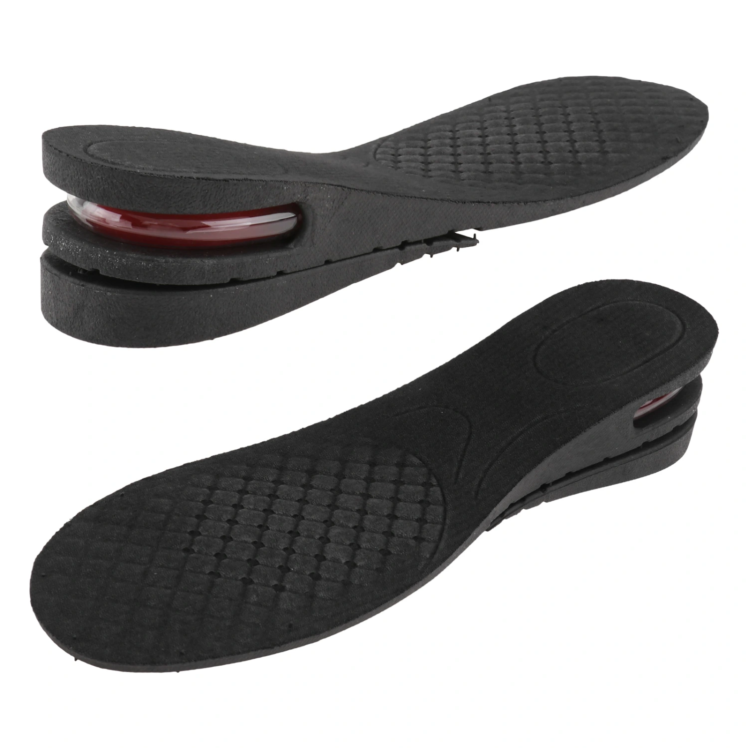 1 Pair Height Increase Insoles Detachable Invisible Shockproof Shoe Insoles