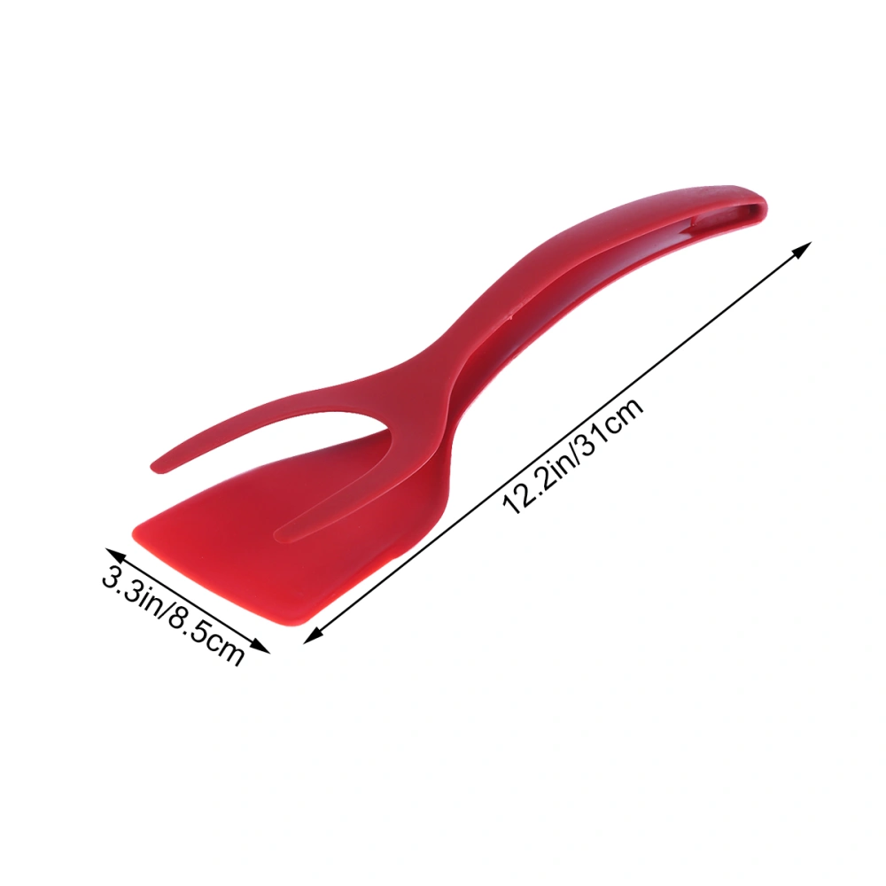 PPA Egg Spatula 2 in 1 Grip and Spatula Home Kitchen Cooking Tool (Red)