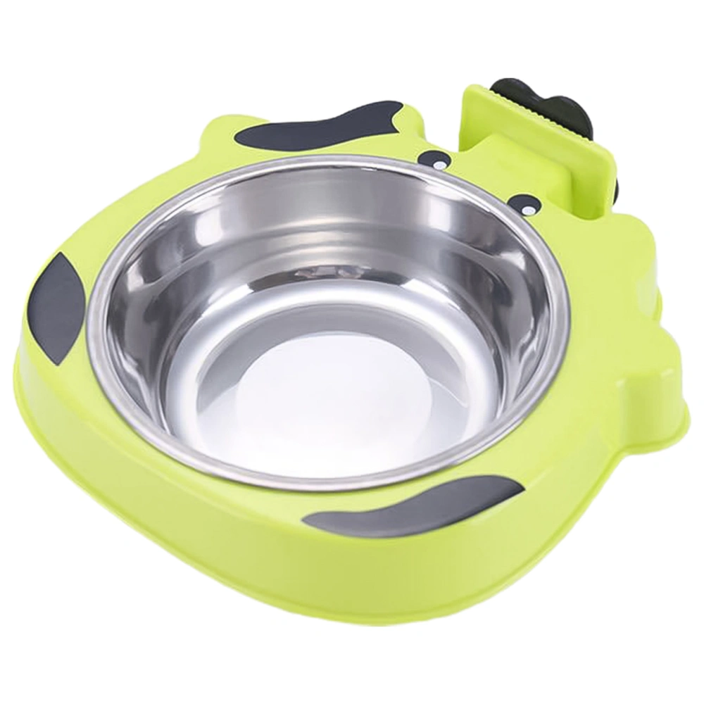 1Pc Practical Pet Bowl Water Dispenser Durable Hanging Bowl Mountable Bowl for Puppy Dog (Random Color)