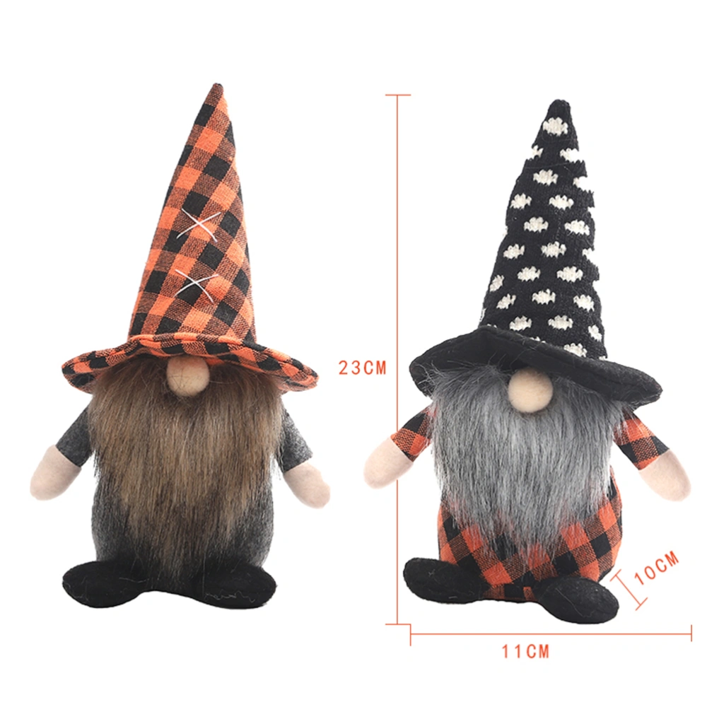 1Pc Rudolph Doll Exquisite Halloween Gnome Doll Beautiful Shop Window Decor