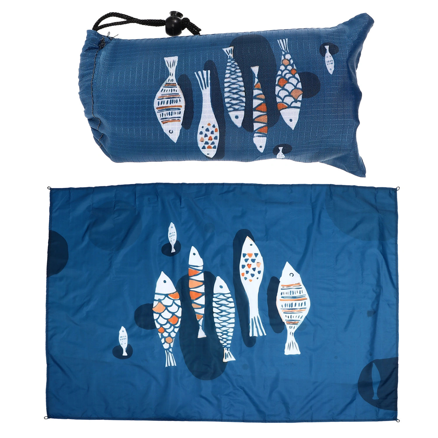 1pc Waterproof Picnic Blanket Lightweight Printing Blanket Beach Mat Camping Mat