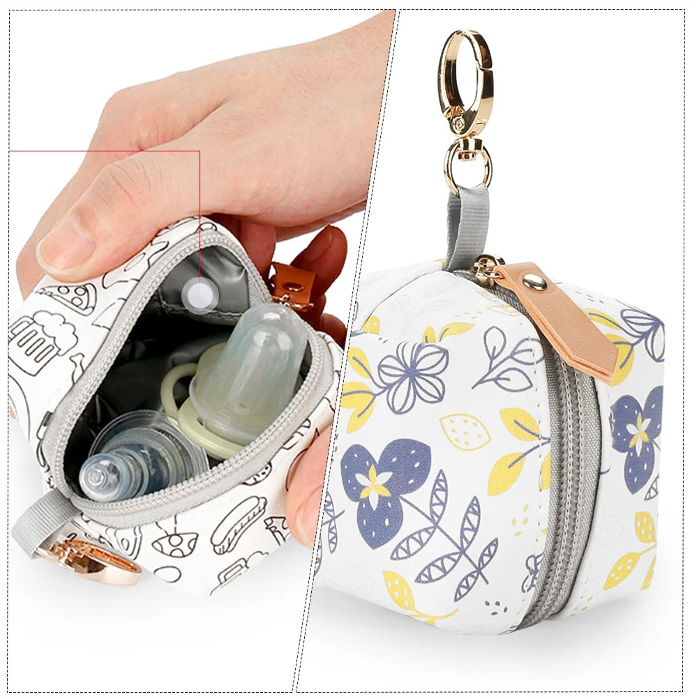 Waterproof Pacifier Holder Hanging Pacifier Case for Diaper Bag Pacifier Holder