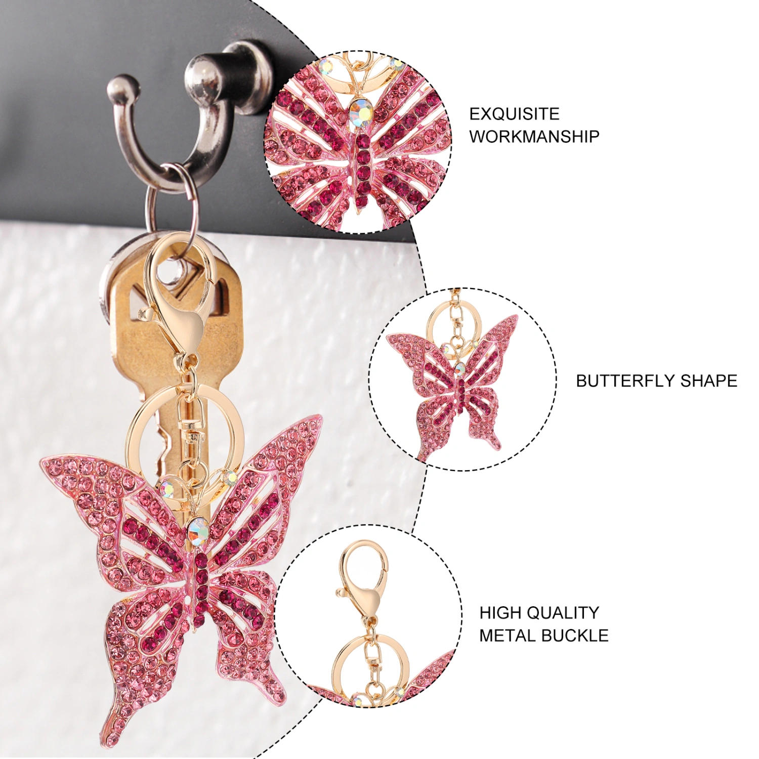 1pc Key Chains Key Chain Pendants Alloy Key Chain Pendant