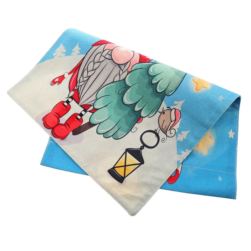 Christmas Gnome Printing Garden Flag Snowman Printed Flag Garden Ornament