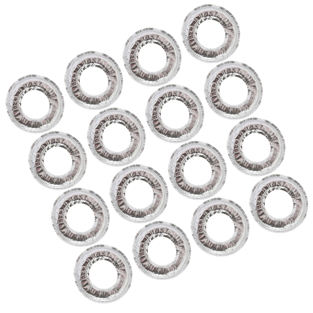 50pcs Round Aluminum Foil Stove Burner Covers Oil Proof Pad Gas Oven Covers