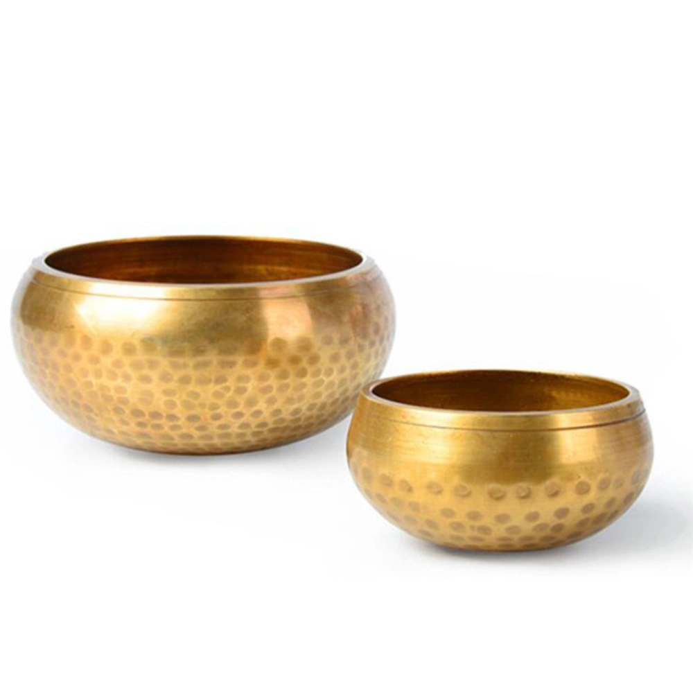 12x12x6.5cm Nepal Bowl Manual Tibetan Meditation Singing Bowl Tapping Metal Craft  Singing Bowl with Stick