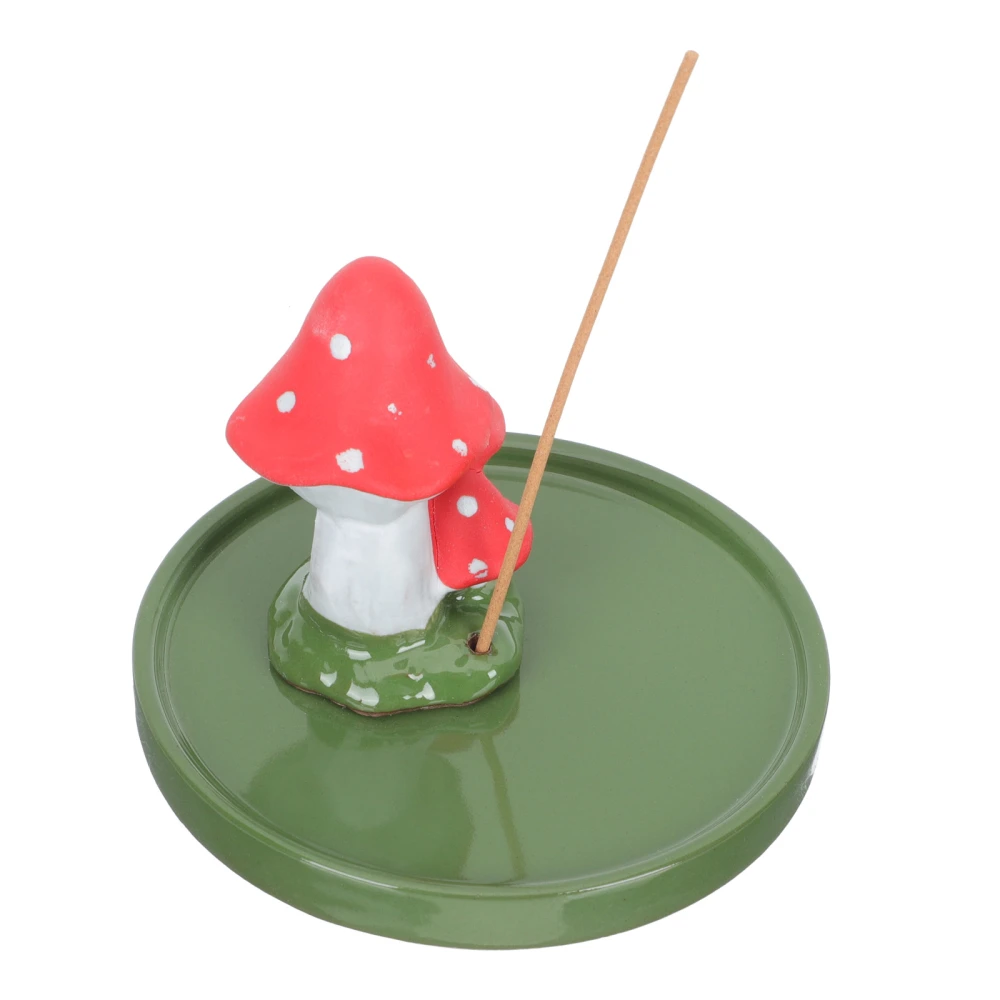 Incense Stick Holder Ceramic Incense Stand Mushroom-Shaped Tea Pet Line Incense Burner