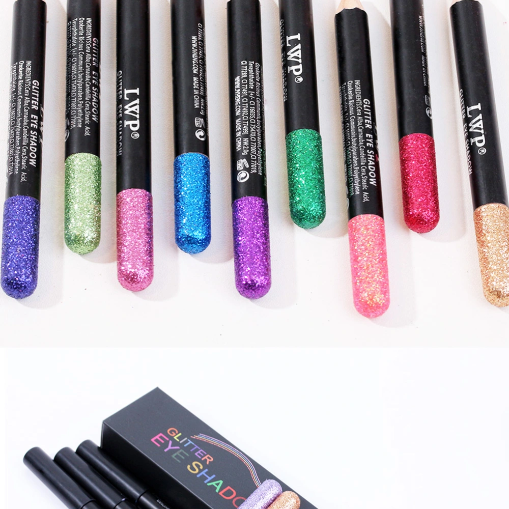 1 Set Eye Shadow Pen Women Paillette Eye Shadow Pens Colorful Eye Shadow Pens Makeup Eye Shadow Pens (Number 2 Color Group)