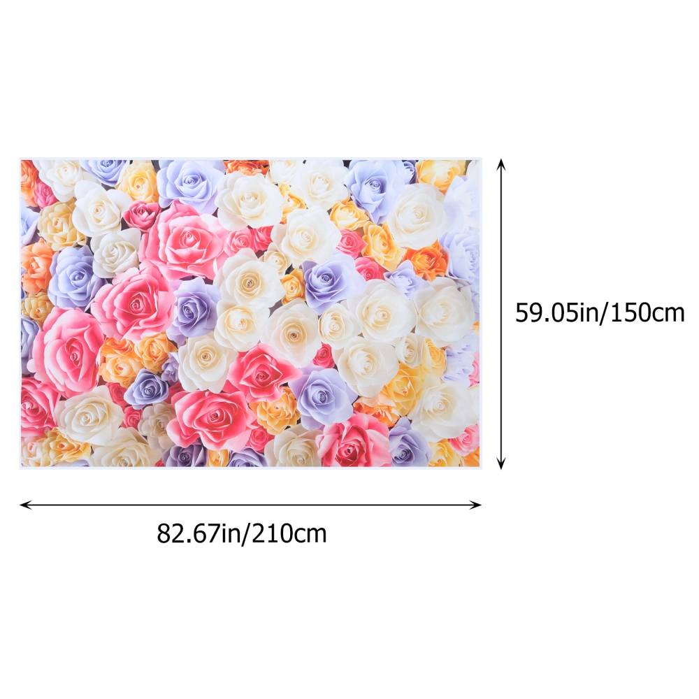 Valentine's Day Flower Background Party Photography Background Studio Prop