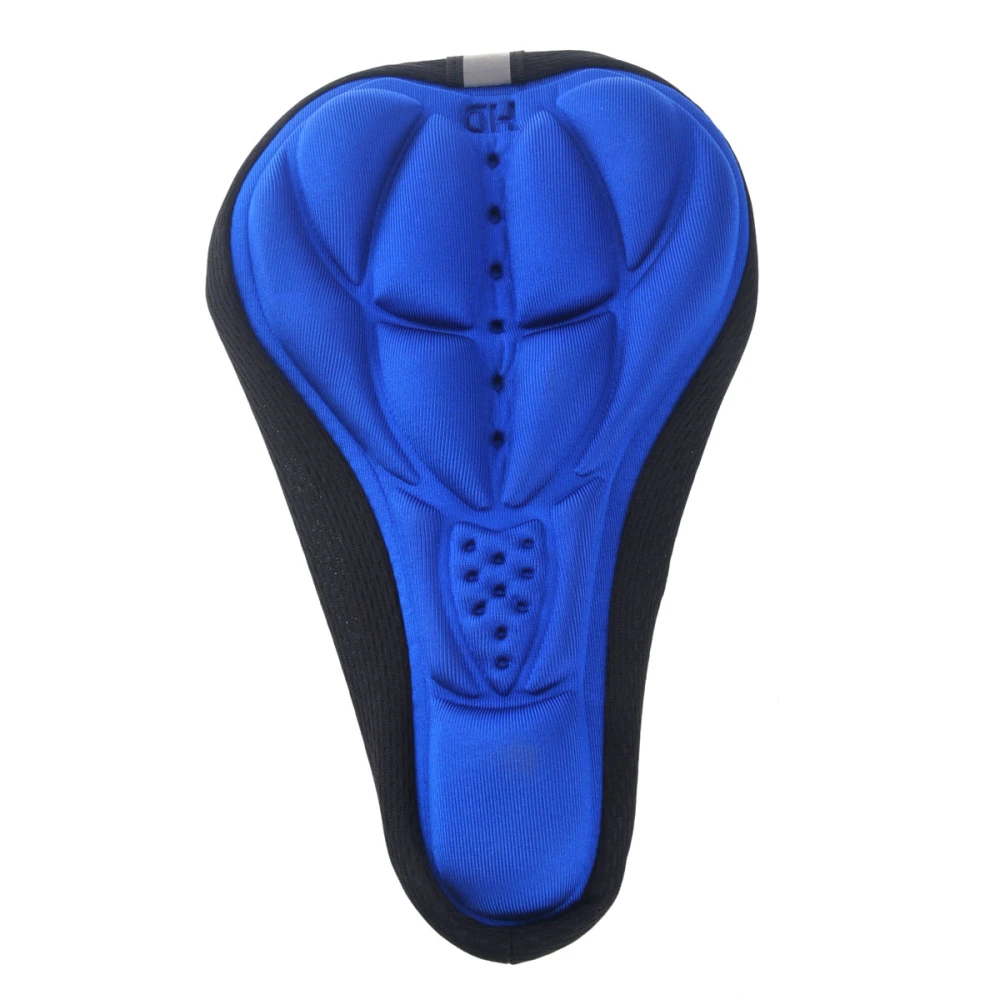 Comfy Cycling Mountain Bike 3D Memory Saddle Seat Cover Cushion Pad (Blue)