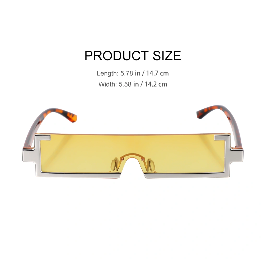 1pc Square Sunglasses Creative Outdoor Sunglasses Sun Protection Eyewear