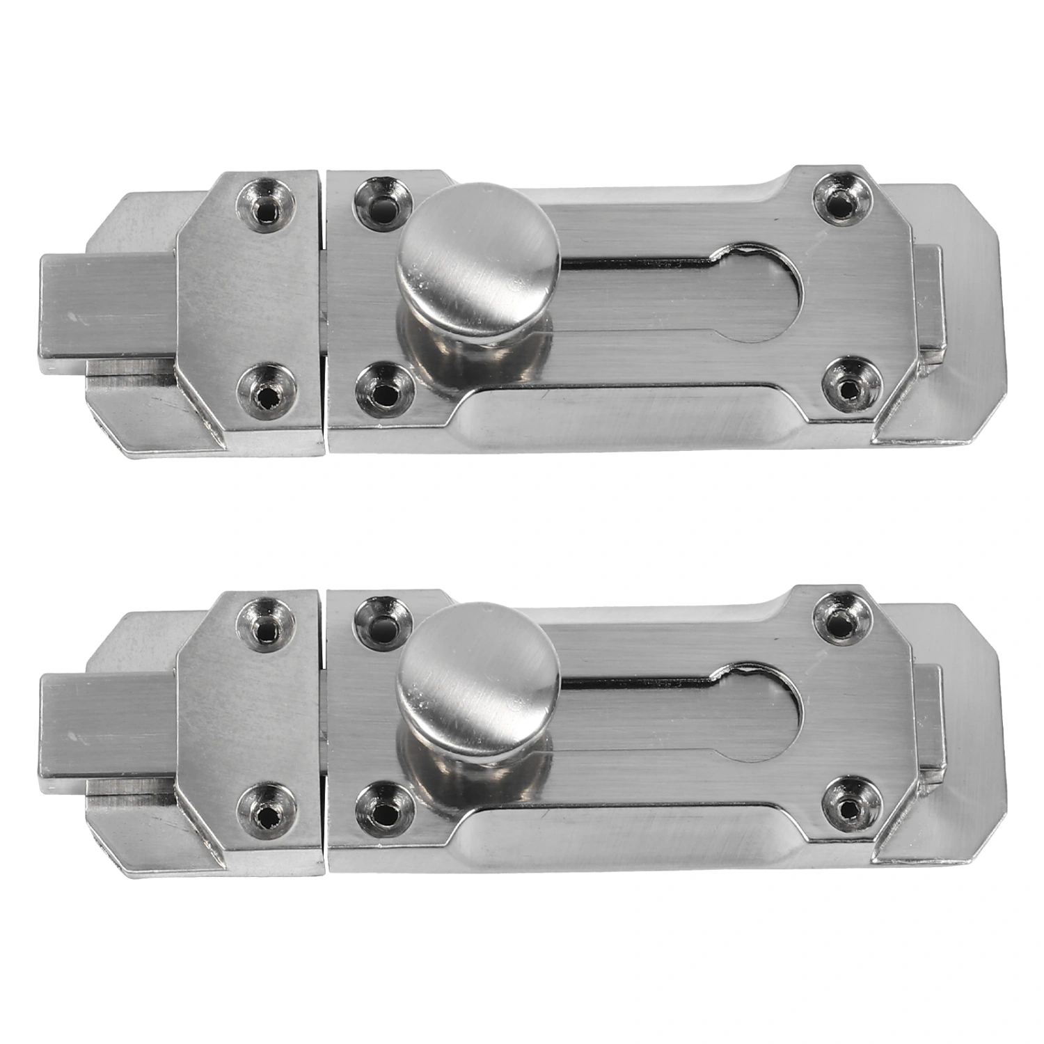 2pcs Door Latch Sliding Lock Barrel Bolt Safety Lock Solid Zinc Alloy Door Bolt
