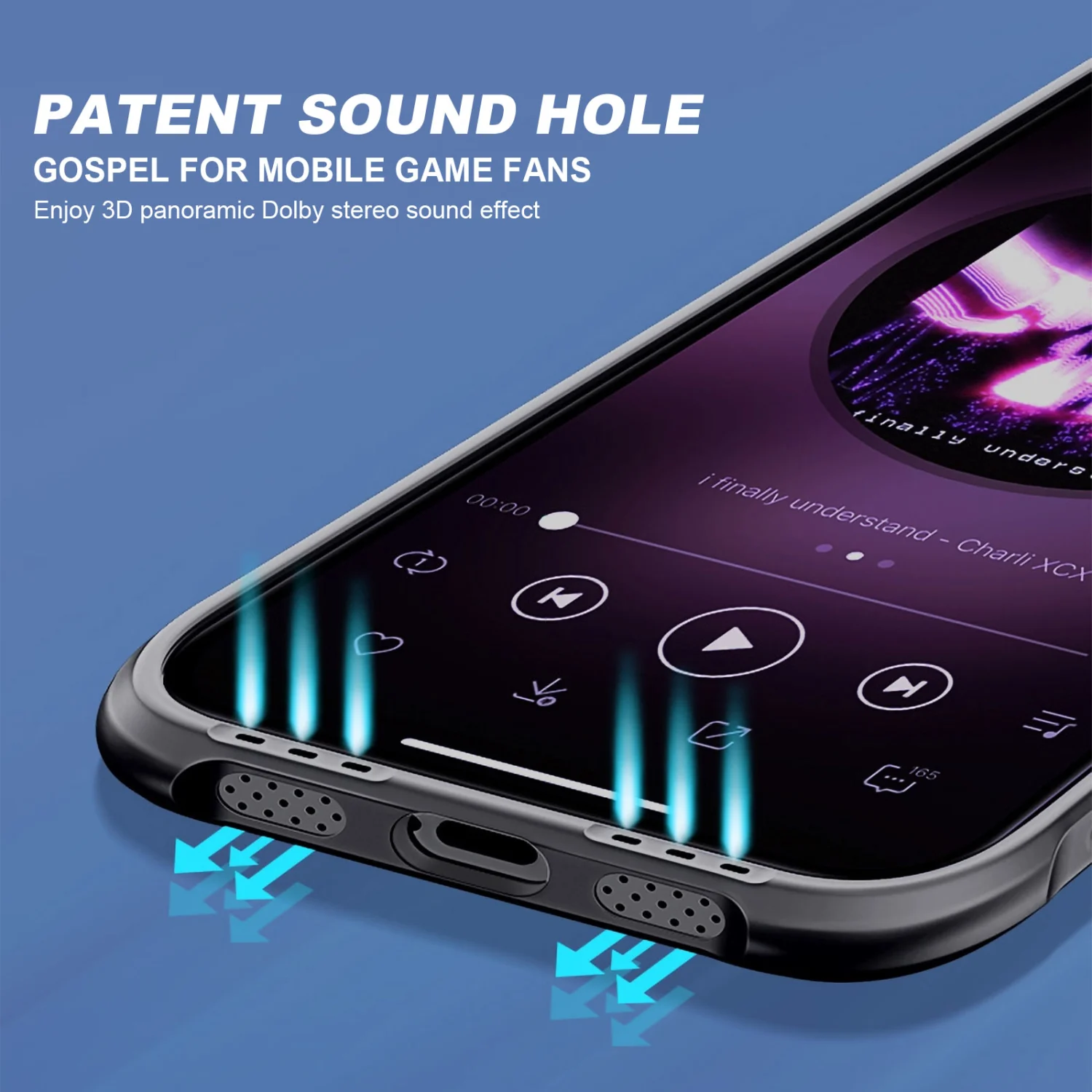 Protective Phone Cover Anti-falling Phone Case Compatible for iPhone 12/12 Pro