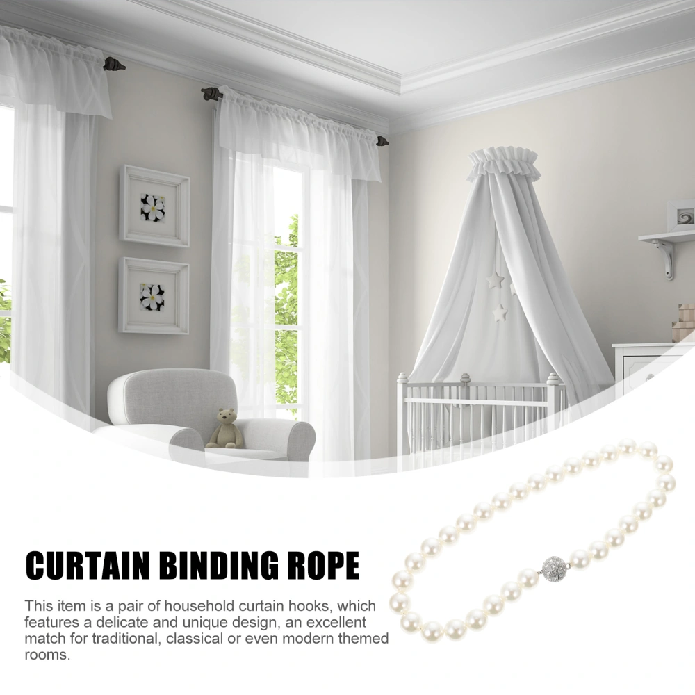 1Pc All-match Punch Free Installation Curtain Binding for Home Curtain Decor