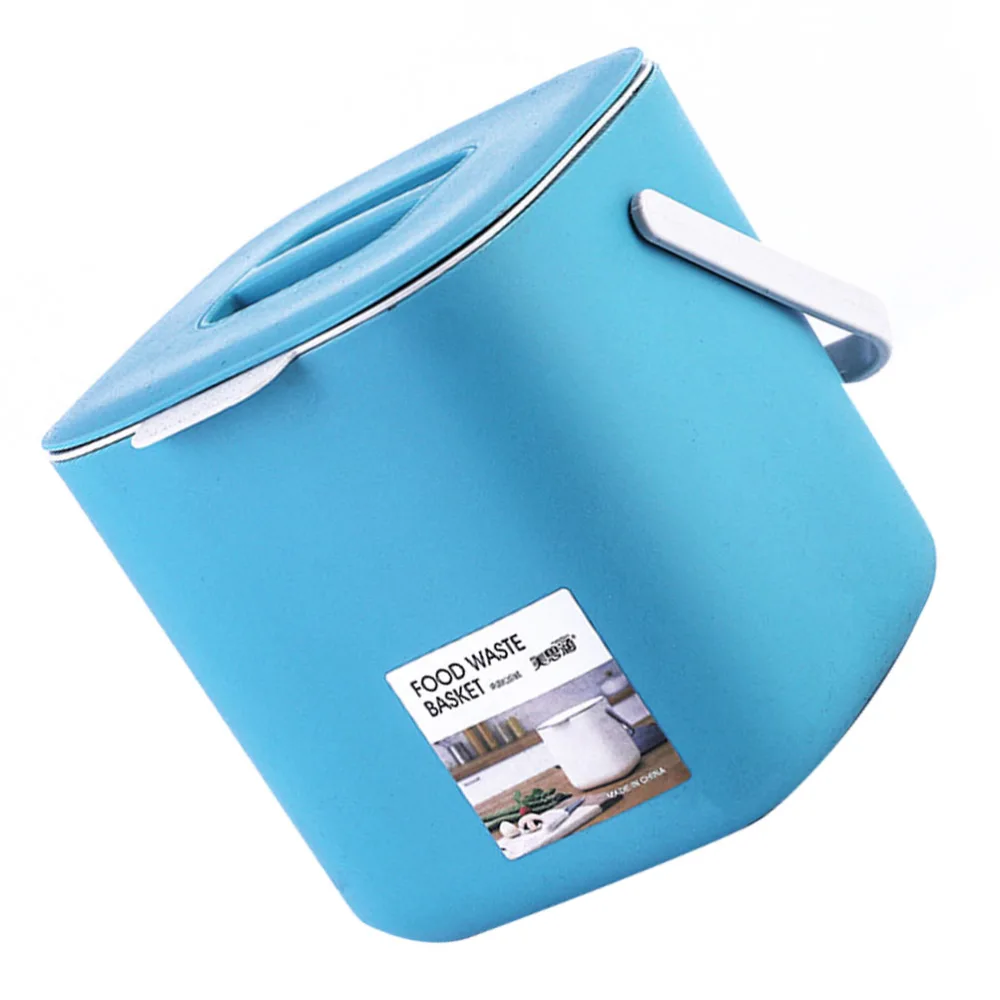 1pc Kitchen Plastic Dustbin Wet and Dry Classified Waste Bin Portable Waste Can