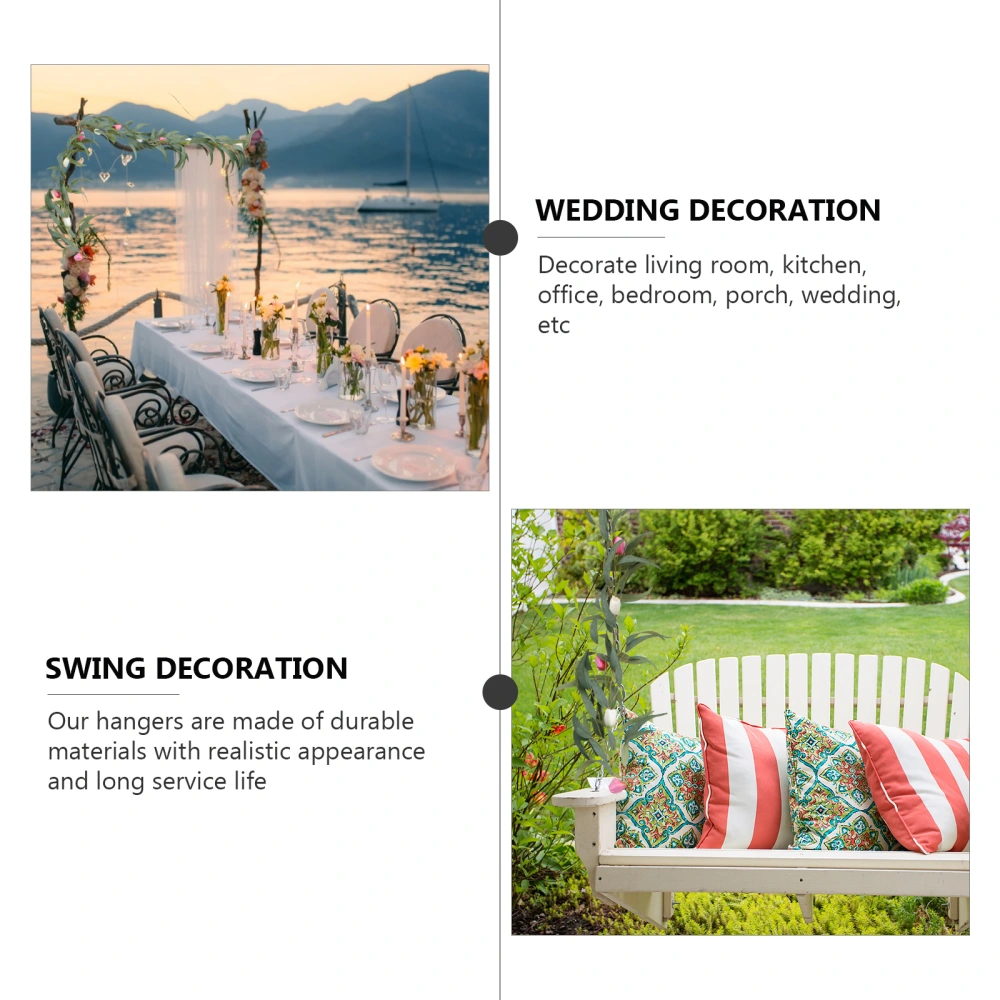 1pc Simulation Rattan Wall Hanging Rattan Decoration Wedding Adornment