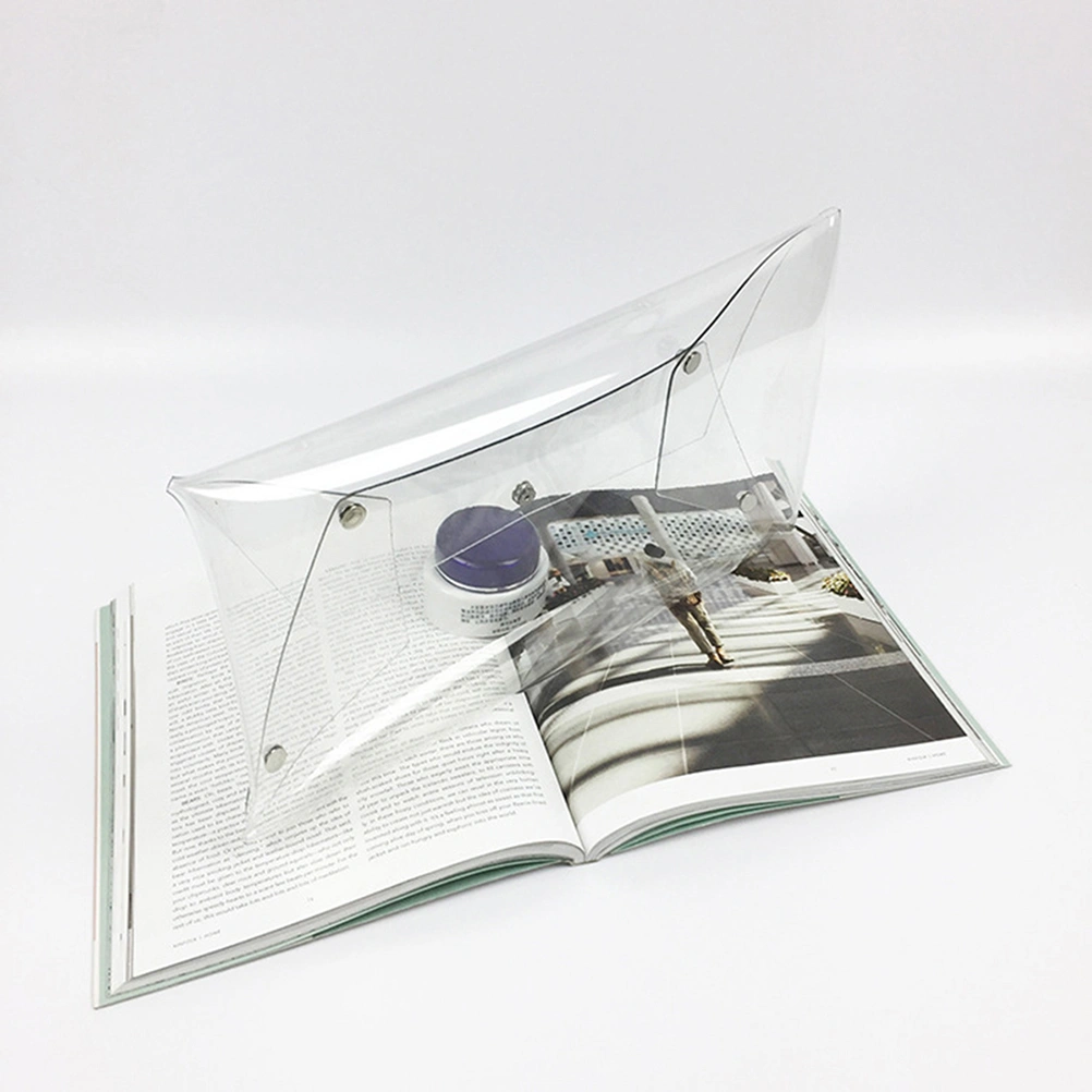 Women Transparent Envelope Jelly Bag Clutch Elegant Evening Party Wedding Party Clutch Purse Wallet Handbag (Transparent)