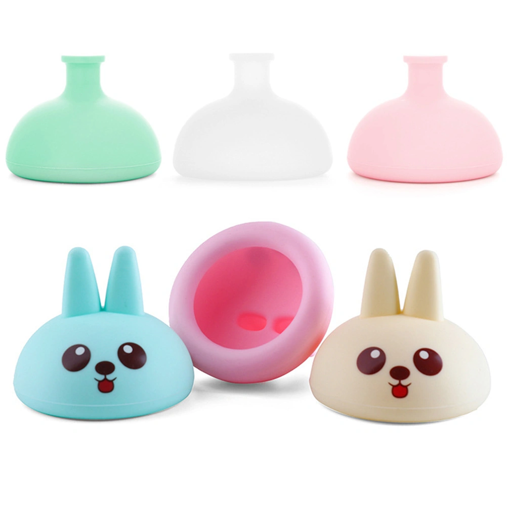 Rabbit Shaped Sputum Spitting Cup Baby Phlegm Cup Sputum Spitting Helper (Beige)