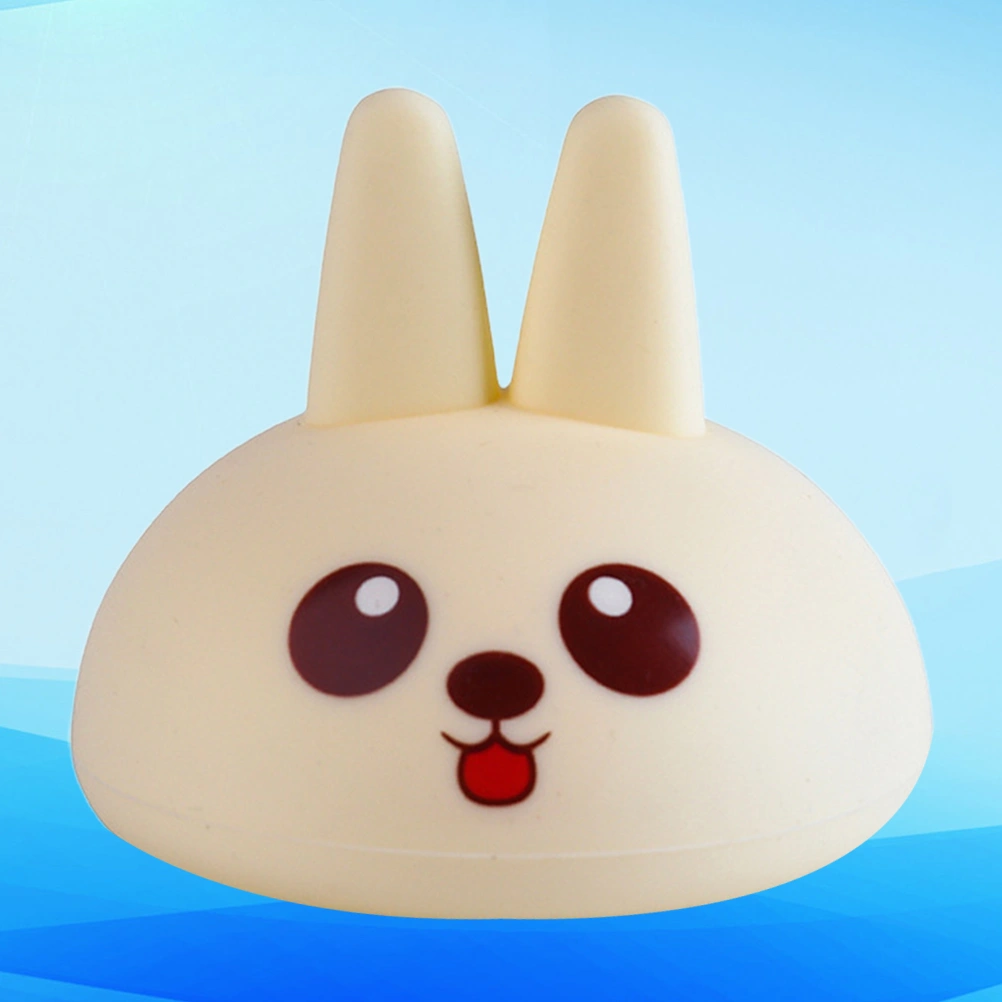 Rabbit Shaped Sputum Spitting Cup Baby Phlegm Cup Sputum Spitting Helper (Beige)