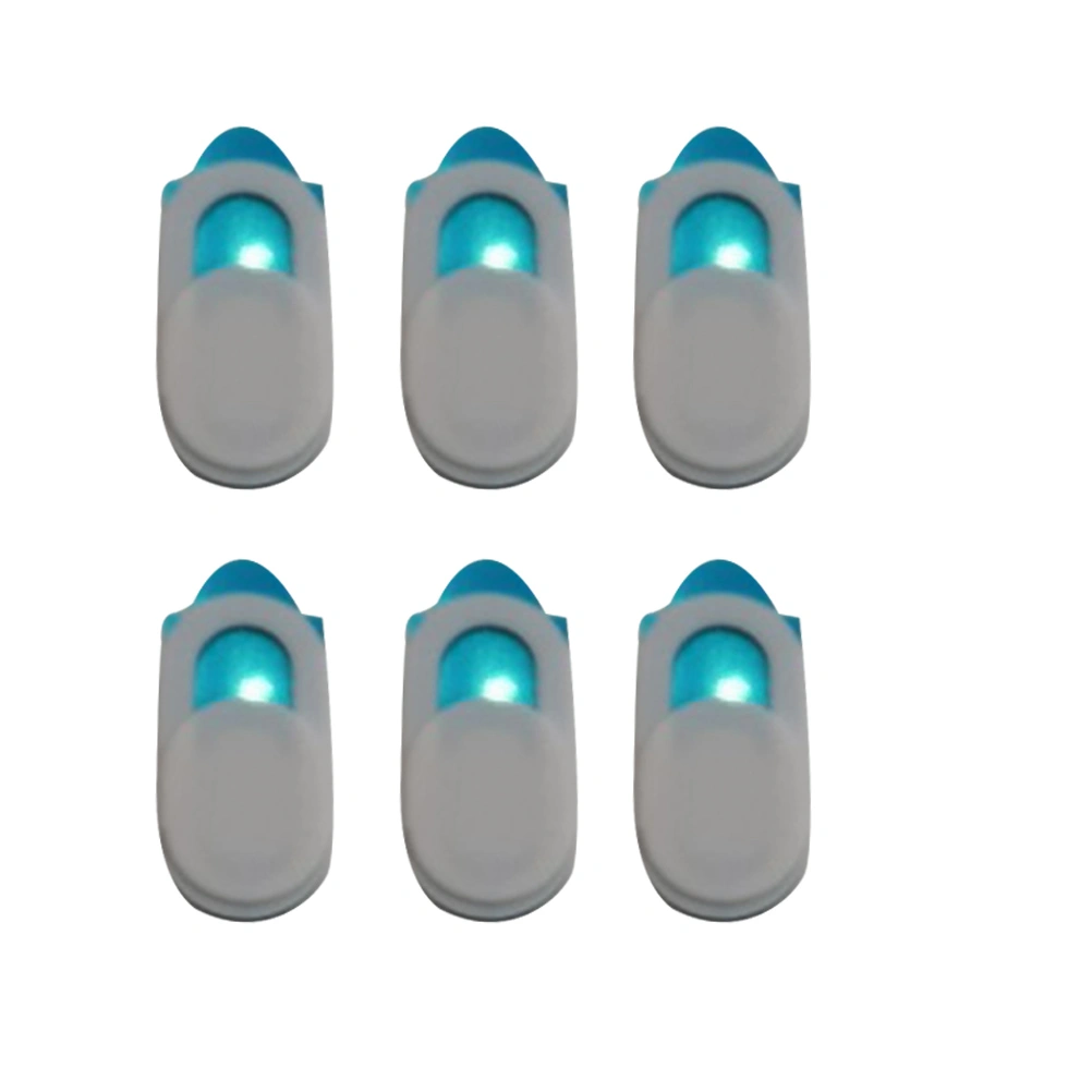 6Pcs Metal Oval Shaped Webcam Cover Camera Slider Shutter Privacy Protect Sticker for Laptop Tablet Phone Shutter Sticker(Silver)