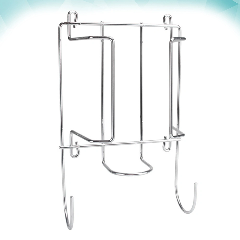 Electric Iron Rack Ironing Holder Ironing Board Rack Ironing Hanging Rack Holder (Electroplate)