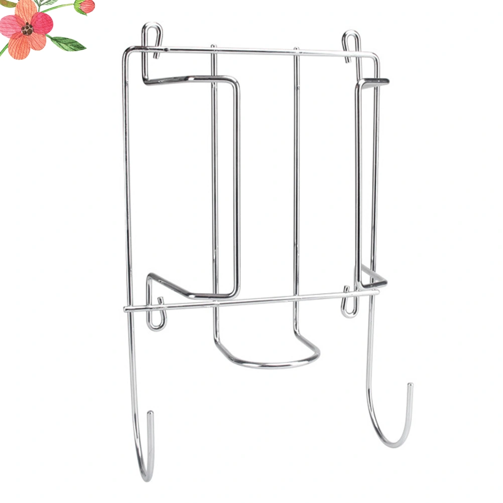 Electric Iron Rack Ironing Holder Ironing Board Rack Ironing Hanging Rack Holder (Electroplate)