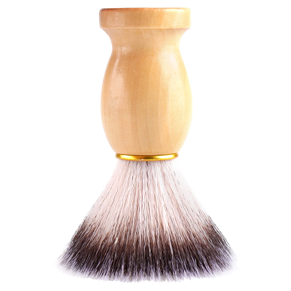 1Pc Wooden Handle Shaving Brush Beard Care Brush Male Personal Care Supply