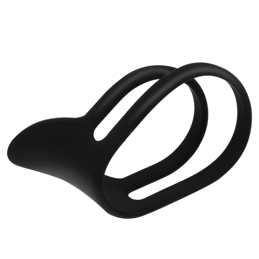 Double Lock Penis Ring for Training Time Delay Male Silicone Ring